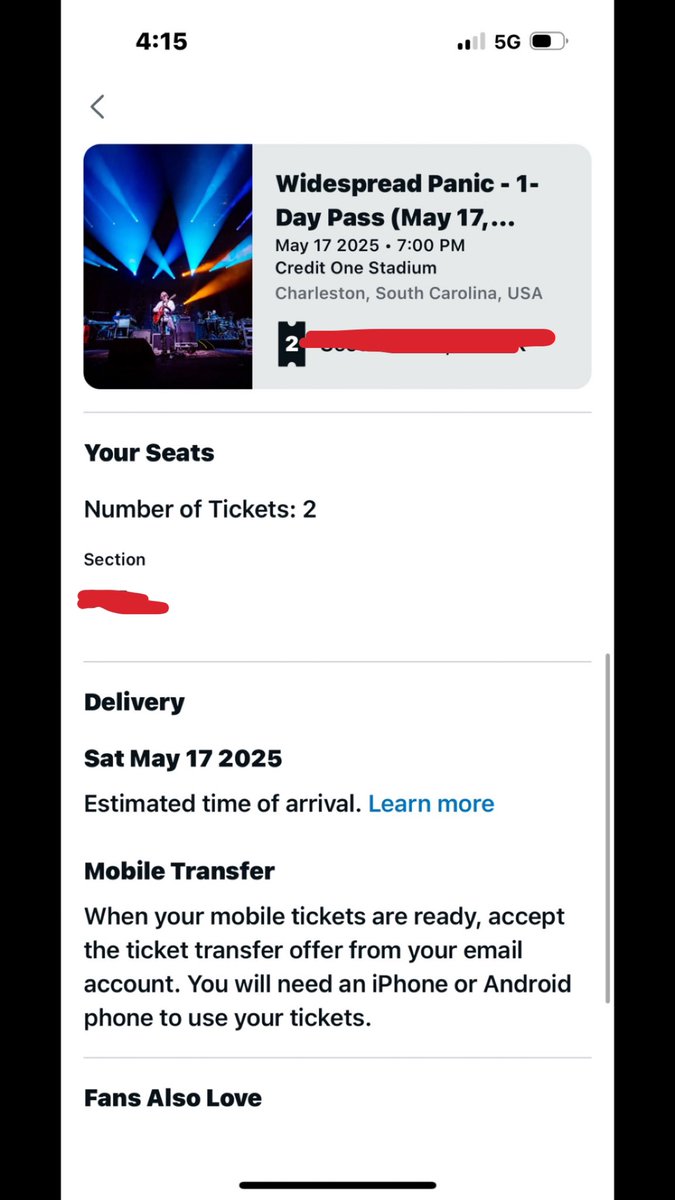 Pops came thru. See ya’ll in Charleston