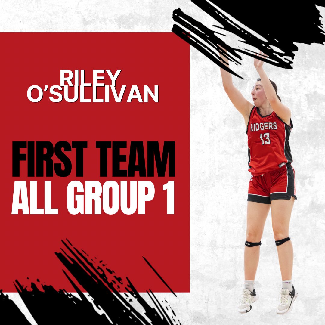 Huge congrats to <a href="/RileyOsullivan_/">Riley O'Sullivan</a> for being named First Team All-State Group 1 🏀🦓