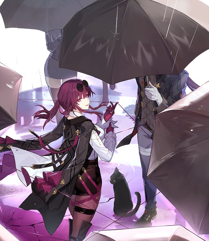 Vanessa88669803's tweet photo. You guys noticed how Blade is always the one to hold the umbrella for his Kafka? Something surely never changes. https://t.co/VMgHzcKw1Q