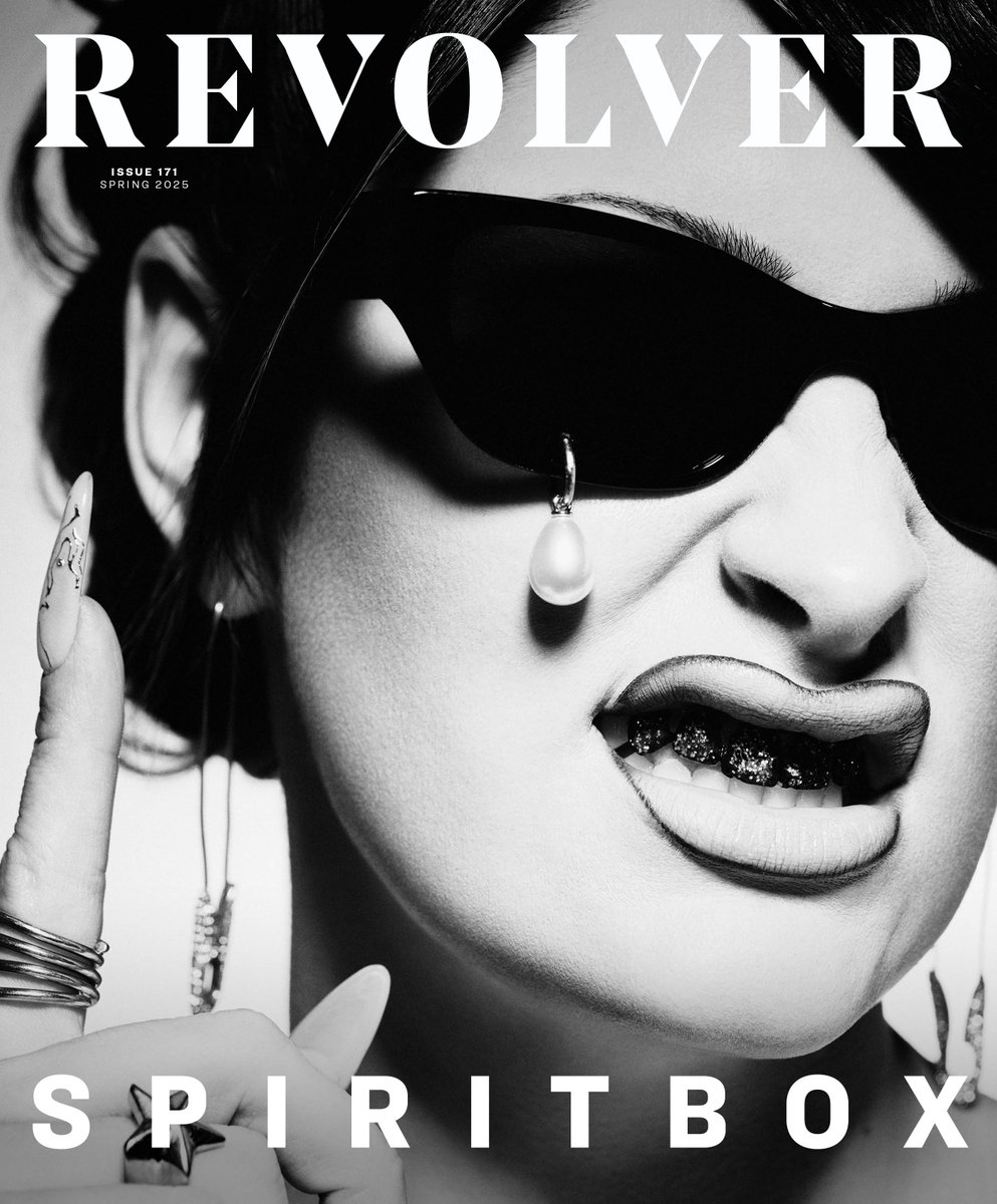 🌊 MAKING WAVES
<a href="/spiritboxband/">Spiritbox</a> x @revolvermag Spring 2025

Pre-order the issue, available with an exclusive T-shirt shop.revolvermag.com/collections/sp…