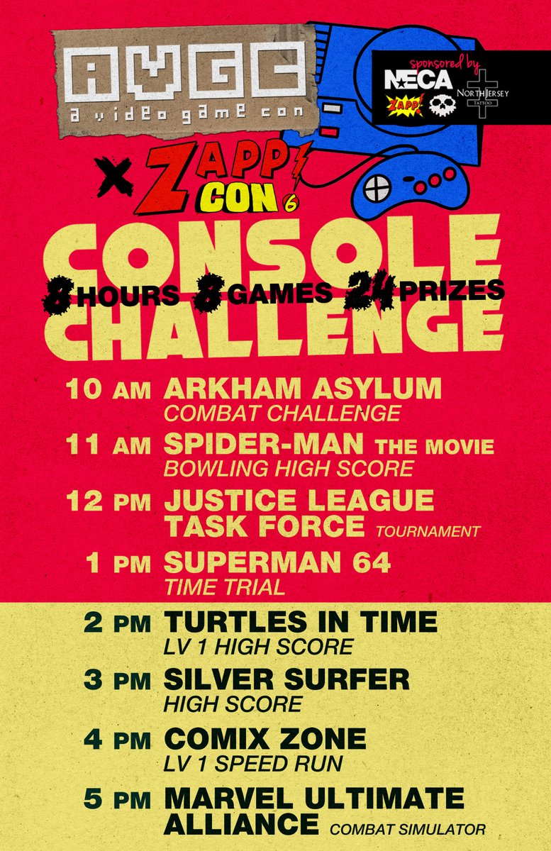 ZappConNJ's tweet photo. SEE YOU TOMORROW!!
#zappcomics #zappcon #zappconnj #zappcon6 #comicon #artistalley #waynenj #comics #comicbooks #marvel #avideogamecon #avgc #gaming #cosplay #prizes #panels https://t.co/I6pC1HBWp7
