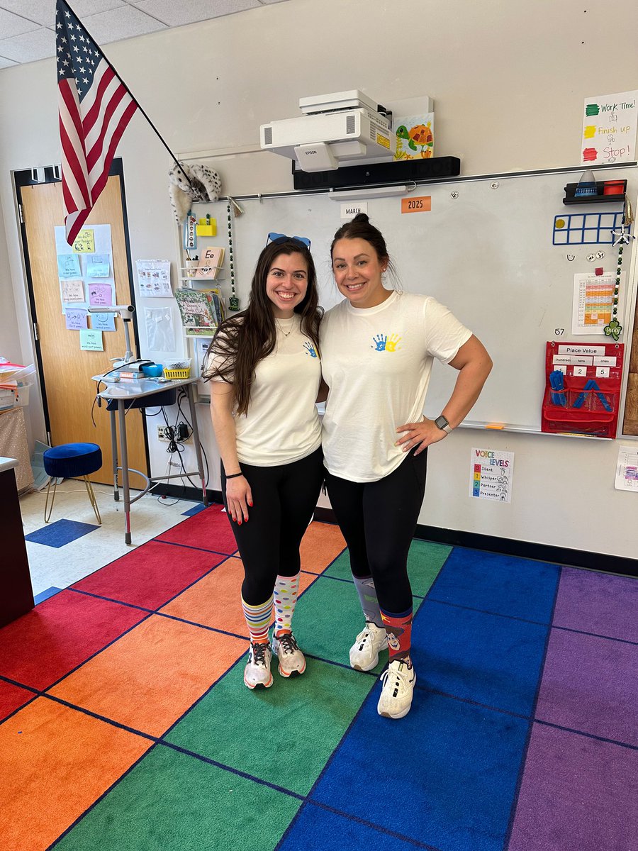 ms_vento12's tweet image. The month of March was full of celebrations and matching tshirts! @mskilty 💚🎉
