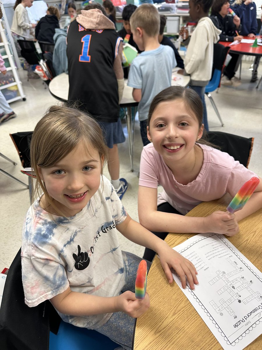 Ice pops with buddies!