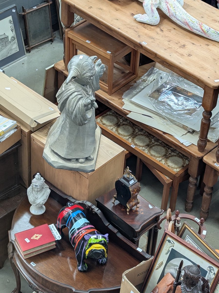 Welcome home <a href="/Andyshowbiz/">Andy Collins</a> .... You're back just in time to make a bid.  He'd look good next to your telly