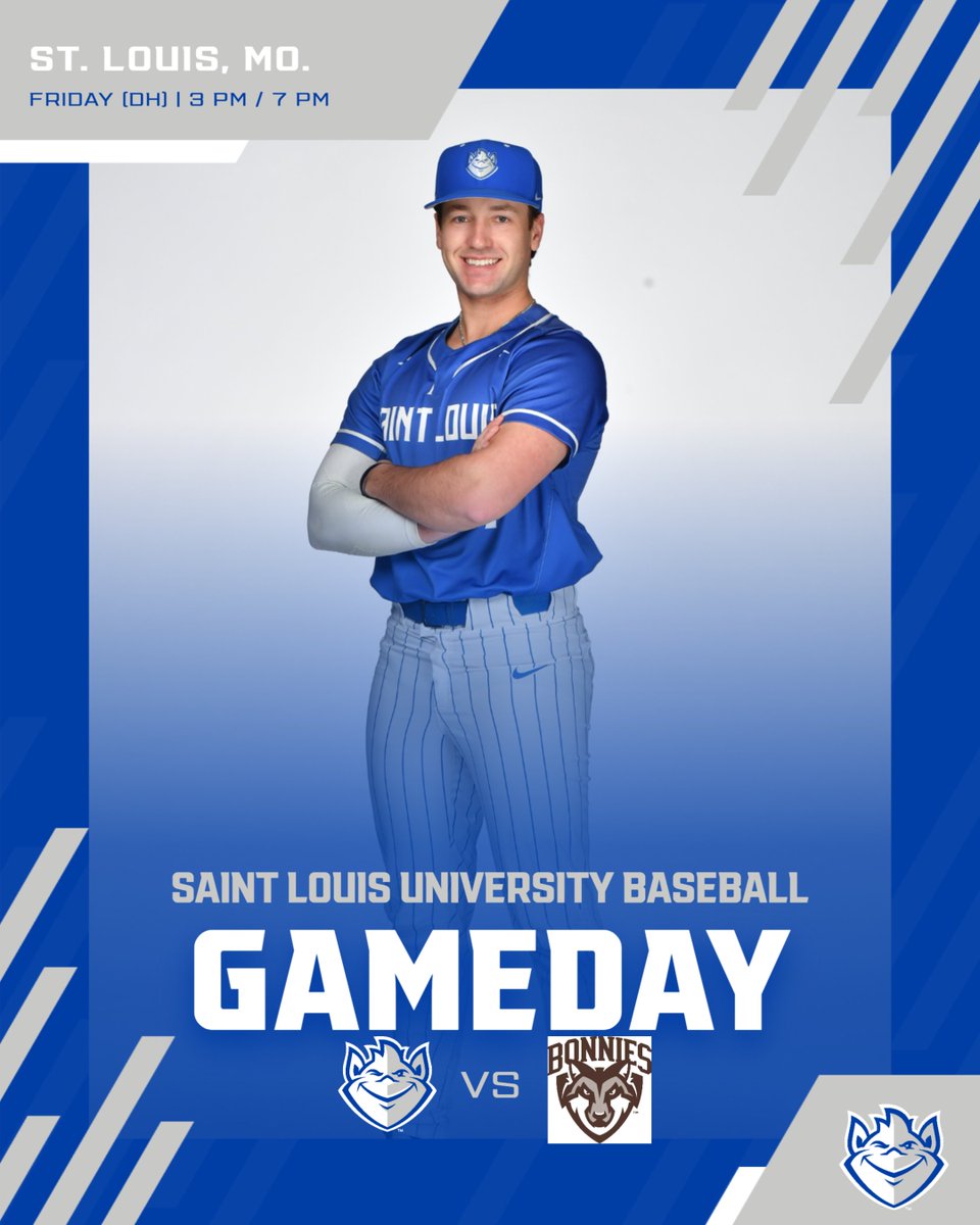 Bills vs. Bonnies!

🆚 St. Bonaventure
📍 Billiken Sports Center
⏰ (DH) 3 PM &amp; 7 PM
📺 ESPN+ Game 1 (espn.com/espnplus/playe…)
📊 Live Stats Game 1 (stats.statbroadcast.com/broadcast/?id=…)
📺 ESPN+ Game 2 (espn.com/espnplus/playe…)
📊 LiveStats Game 2 (stats.statbroadcast.com/broadcast/?id=…)