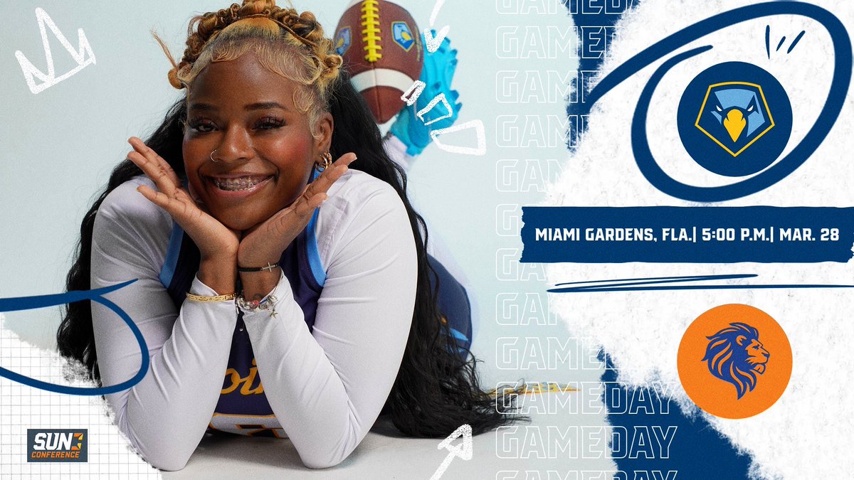 Skyhawks Gameday‼️
🥎 takes the  Firehawks  1&amp;3
⚾️ takes the Eagles at 2&amp;5
🏈Skyhawks @ Florida Memorial U Lions at 5 
#togetherwefly #excellencecontinues