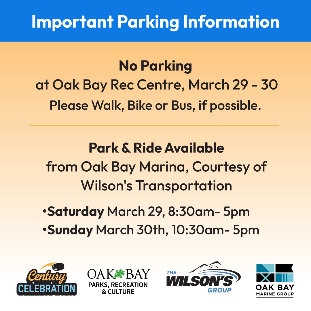 SHDICVicBC's tweet photo. #CenturyCelebration Parking and Park &amp; Ride Info 
🚫 No on-site parking March 29 &amp; 30.
✅ Park &amp; Ride Available! 🚌 Courtesy of Wilson’s Transportation
🌿 If possible, please walk, bike, or take transit to help ease congestion!
📅 Full details: https://t.co/5a9HOlEFxf https://t.co/42pgoxACAp