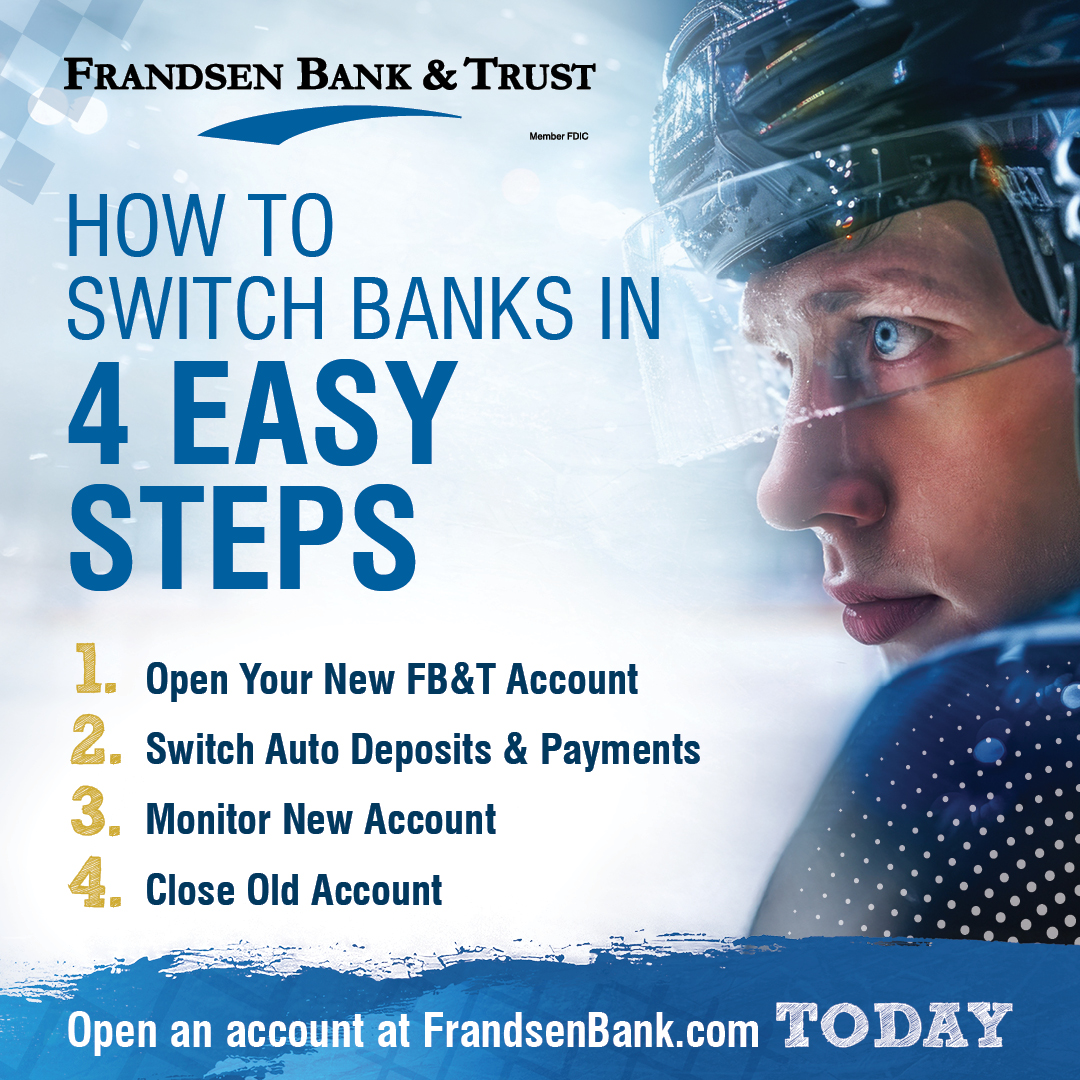 Switching to Frandsen Bank &amp; Trust is simple. Open a new checking or savings account today and join our elite team!

frandsenbank.com/landing-pages/…