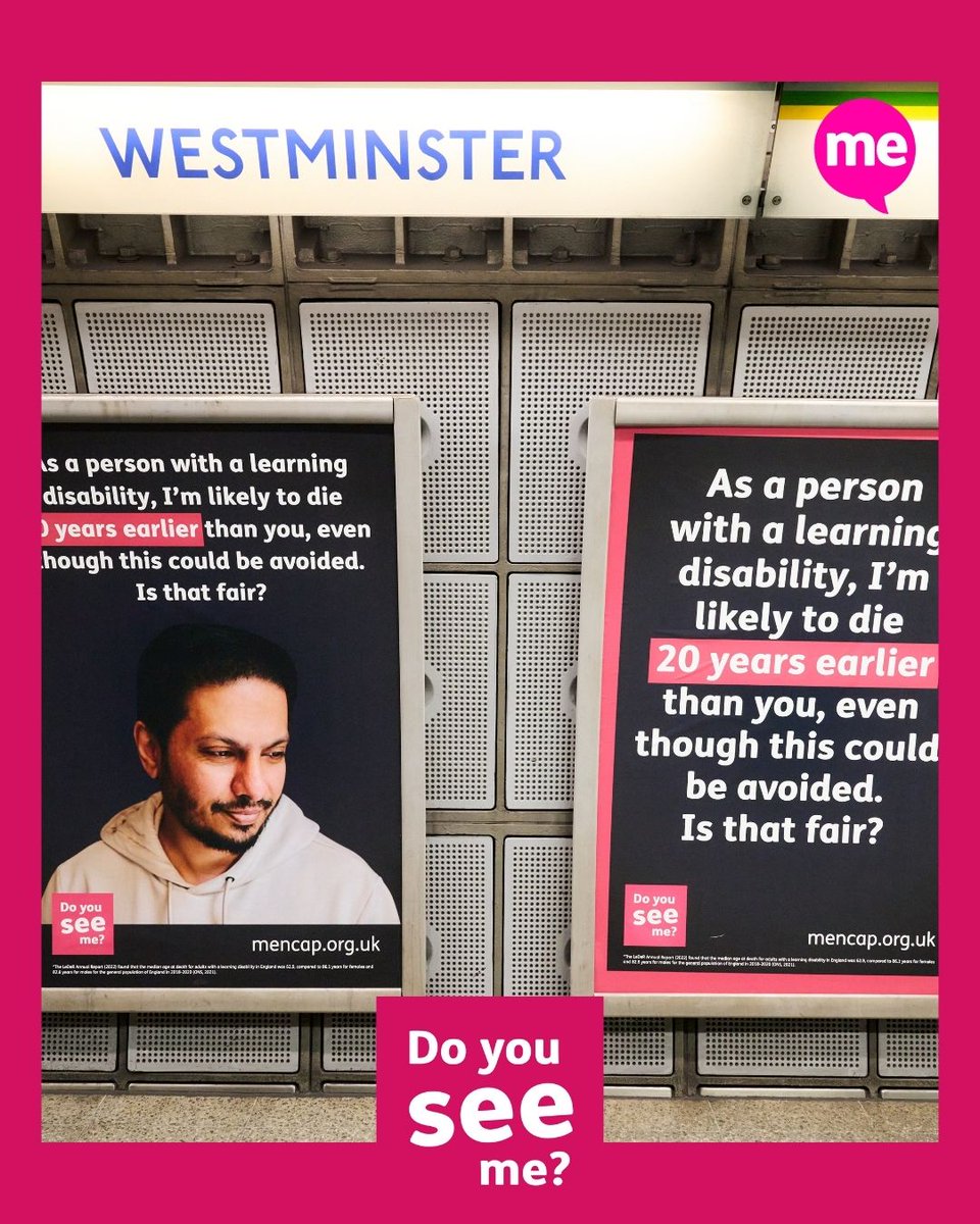 1/1🗣️People with a learning disability die up to 20 years younger than the general population, even though this could be avoided with the right healthcare.