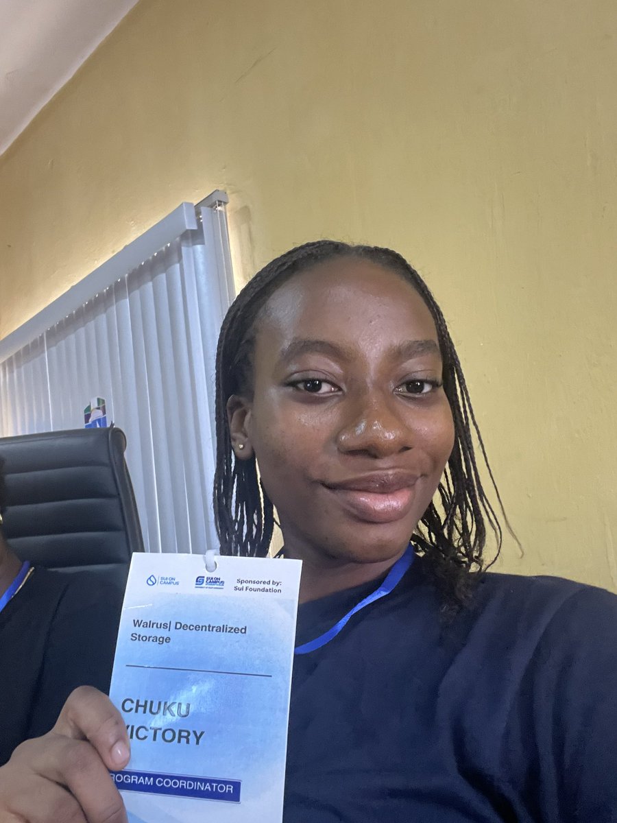 chukuvictory16's tweet photo. Energy was unmatched at today’s SOCSC Uniport Meetup! Walrus decentralized storage + networking + good vibes = solid day. 
SUI 💧SUI 💧SUI 💧
@SuiNetwork @SuiFoundation @Panic_Community @0x1if3 @socscuniport 
#sui
#SuiOnCampus 
#socscuniport 
#suiNigeria
#WALRUS 
@suioncampus https://t.co/Qqlwa9G1i0
