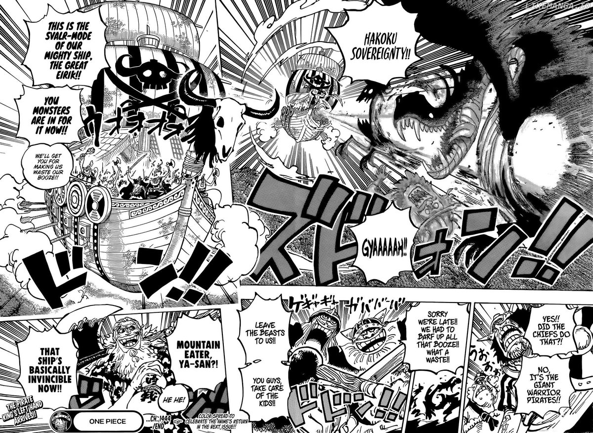 Sol_VT_'s tweet image. #ONEPIECE1144 
#ONEPIECE 
All hands to battle!? Scopper to the rescue!!