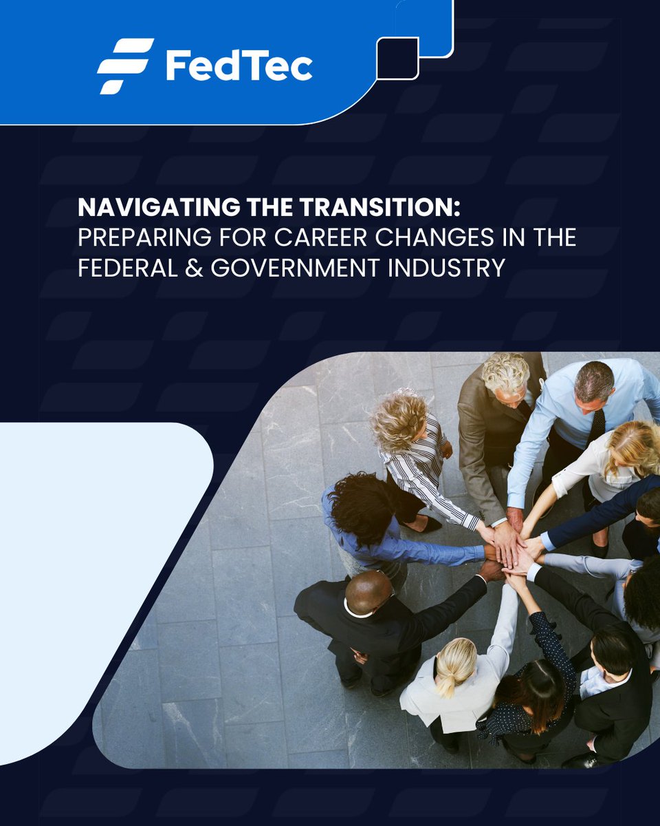 At FedTec, many of our team members are former federal employees who’ve made the transition themselves, and helped us build this guide to support others considering the same path. fedtec.com/insights/feder… 

#FederalJobs #FederalContracting #GovCon #FederalLeadership #FedTec