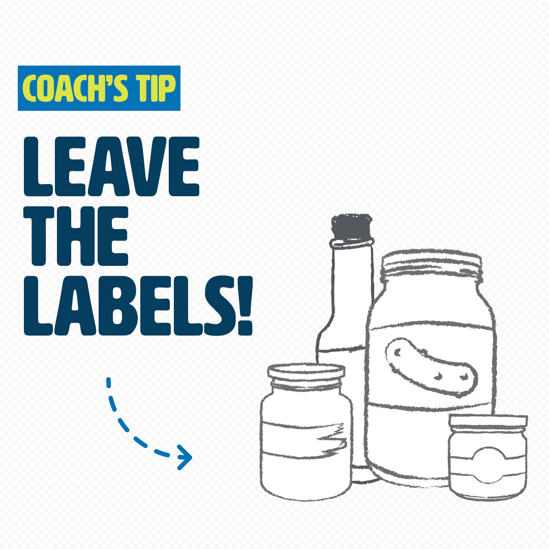 Did you know? 🤔♻️

You don’t have to remove labels from containers before recycling! 🏷️✅ Modern recycling systems can handle them, so just rinse &amp; recycle your plastic, glass, or metal containers. 🚿♻️

Small steps = big impact!