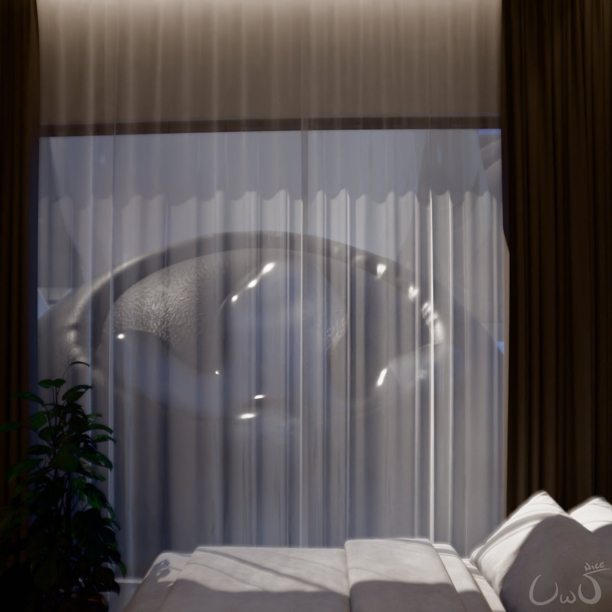 UwuNice1's tweet image. "Morning pookie, care to hangout with me for bit?~" :3