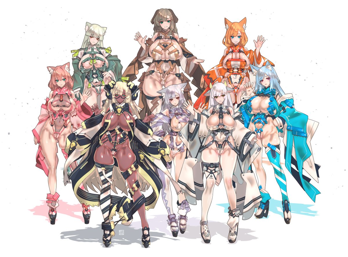 「#一次創作祭り春の陣2025インナースーツ祭開催 」|川上稔のイラスト