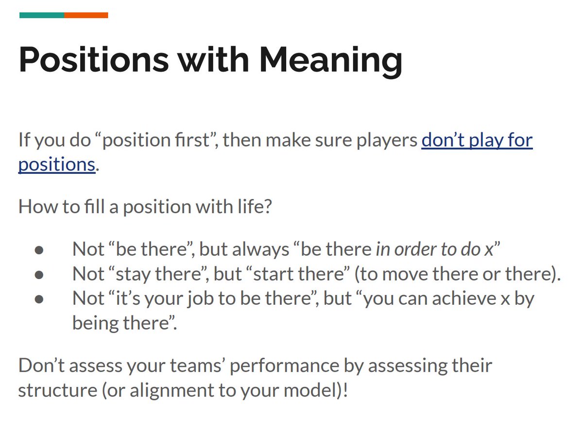 MartinRafelt's tweet image. Some pieces from our Future-of-Football-seminars about how to handle positions/structure and what else is there.