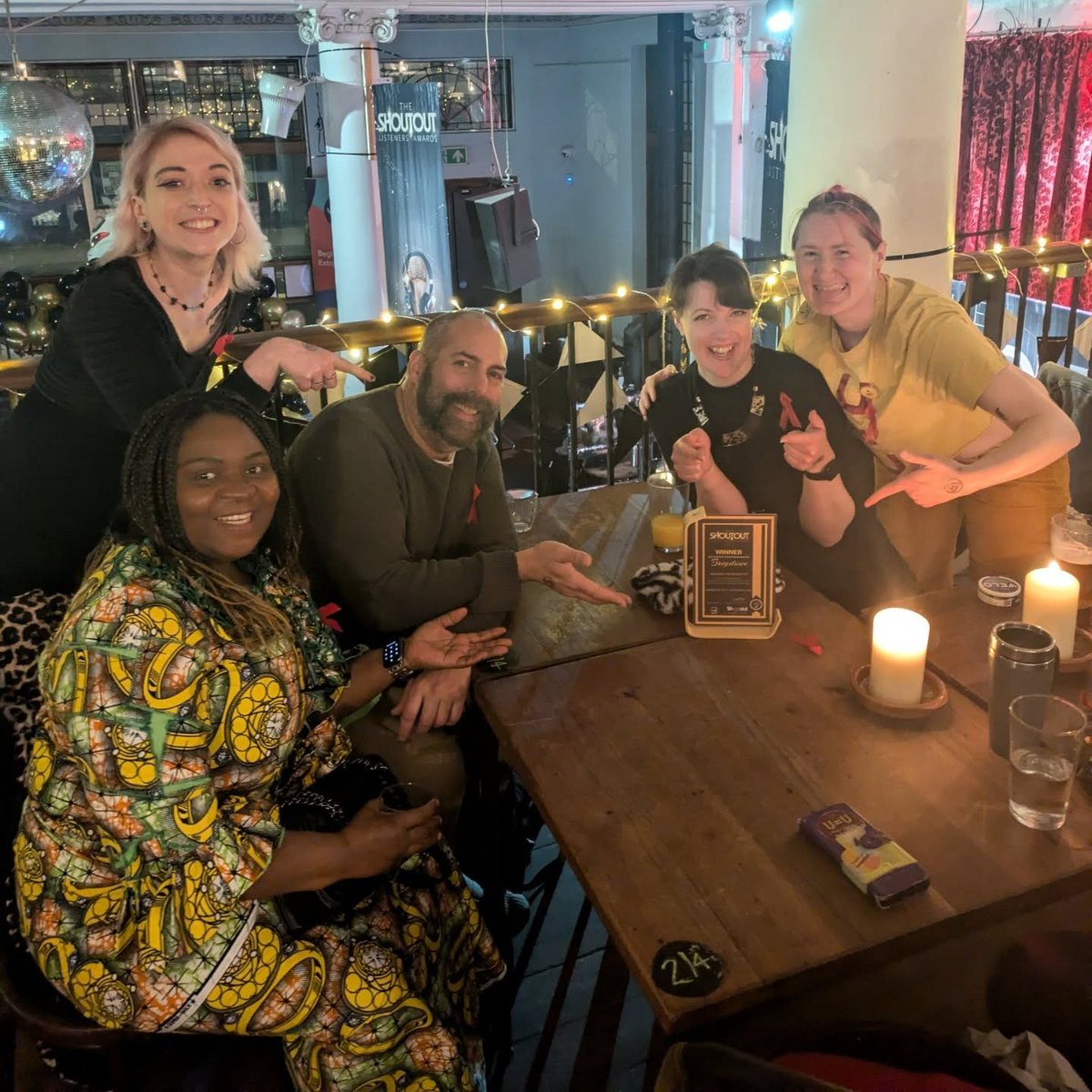 BrigstoweInfo's tweet image. Wow, what an evening! We were honoured to be nominated in the @shoutout_radio listener awards for Best Support Group/Organisation and Best Free Event, and we are over the moon to have won the Best Support Organisation award! Thanks so much for having us. Go Bristol! 📷 #award