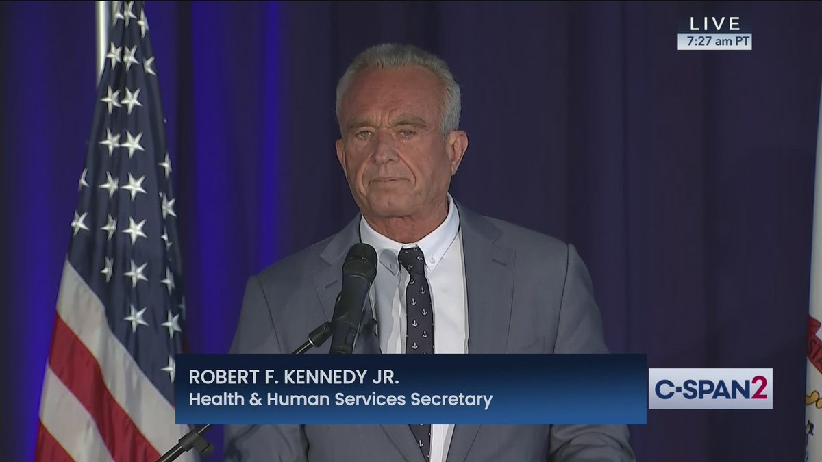 CSPANClassroom's tweet image. Alongside @wvgovernor Patrick Morrisey (R), Health and Human Services @SecKennedy spoke about new legislation banning certain food dyes in the state by 2028: c-span.org/classroom/docu….

#WestVirginia #FoodDye #Ban #Health #SSChat #EdChat #GovChat #APGov #HHS