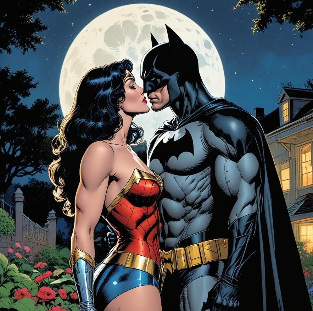 #WonderBat looks so perfect together. The power couple. 
#Batman #WonderWoman
#WonderBatForever #PowerCouple