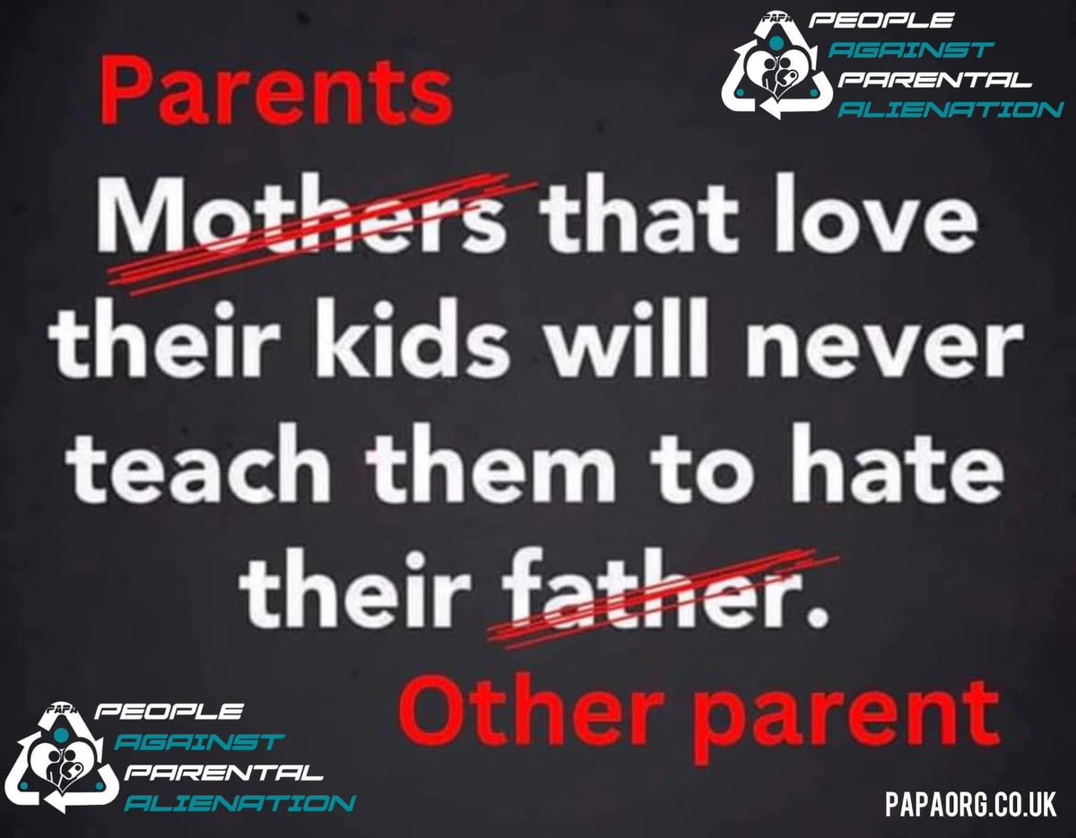 PAPA | People Against Parental Alienation ♻️ (@papaorg) on Twitter photo 