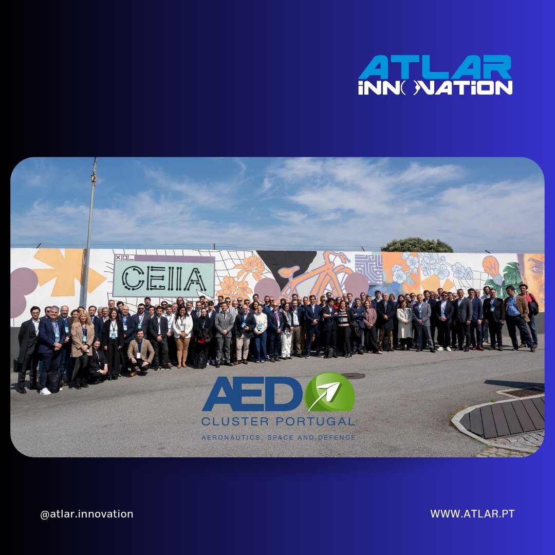 ATLAR participated in the 25th General Assembly of AED Cluster Portugal on March 27th at CEiiA, Matosinhos. This event is vital for Portugal’s Aeronautics, Space, and Defense sectors. We appreciate AED Cluster Portugal's leadership and look forward to future collaboration.