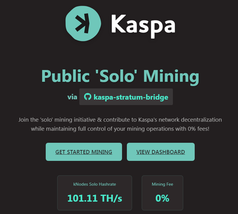 aglovale0x's tweet photo. 📢 #kNodes: Public Solo Mining:

• Website: https://t.co/LRuv8pVNlb
• Stratum/Pool: 🌐 stratum+tcp://10bpsolo.kaspa-nodes.org:25555
• Stats Dashboard: https://t.co/9JgGTaWqsr
• Node stats: https://t.co/3wxcA1REYH

#Kaspa $kas

**Update miner stratum/pool before #Crescendo (May 5th, 2025) as older DNS will cease to function post HF**