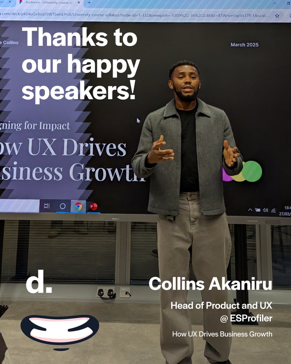 🤩 A huge shoutout to our incredible speakers at Design Talks last night!

The energy was absolutely amazing!

It’s clear that events like this bring our creative community closer together. That’s why more thought-provoking sessions are already in the works 🛠️

See you SOON! 💖