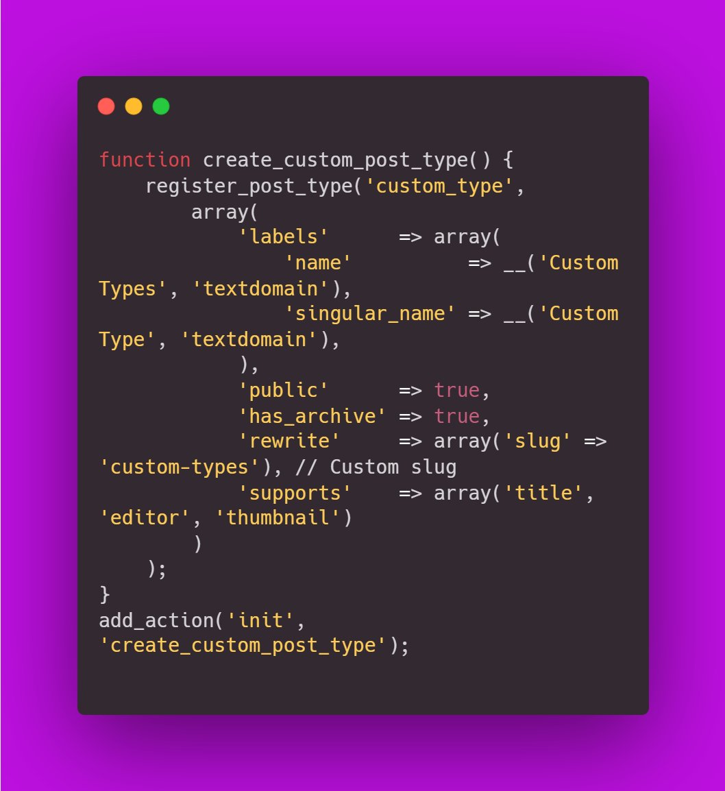 nrachabathuni's tweet image. Use custom post types to extend functionality and organize content more effectively!

🛠️ Customize and expand your site’s capabilities!

#WordPress #PluginDevelopment #WebDevelopment #SEO