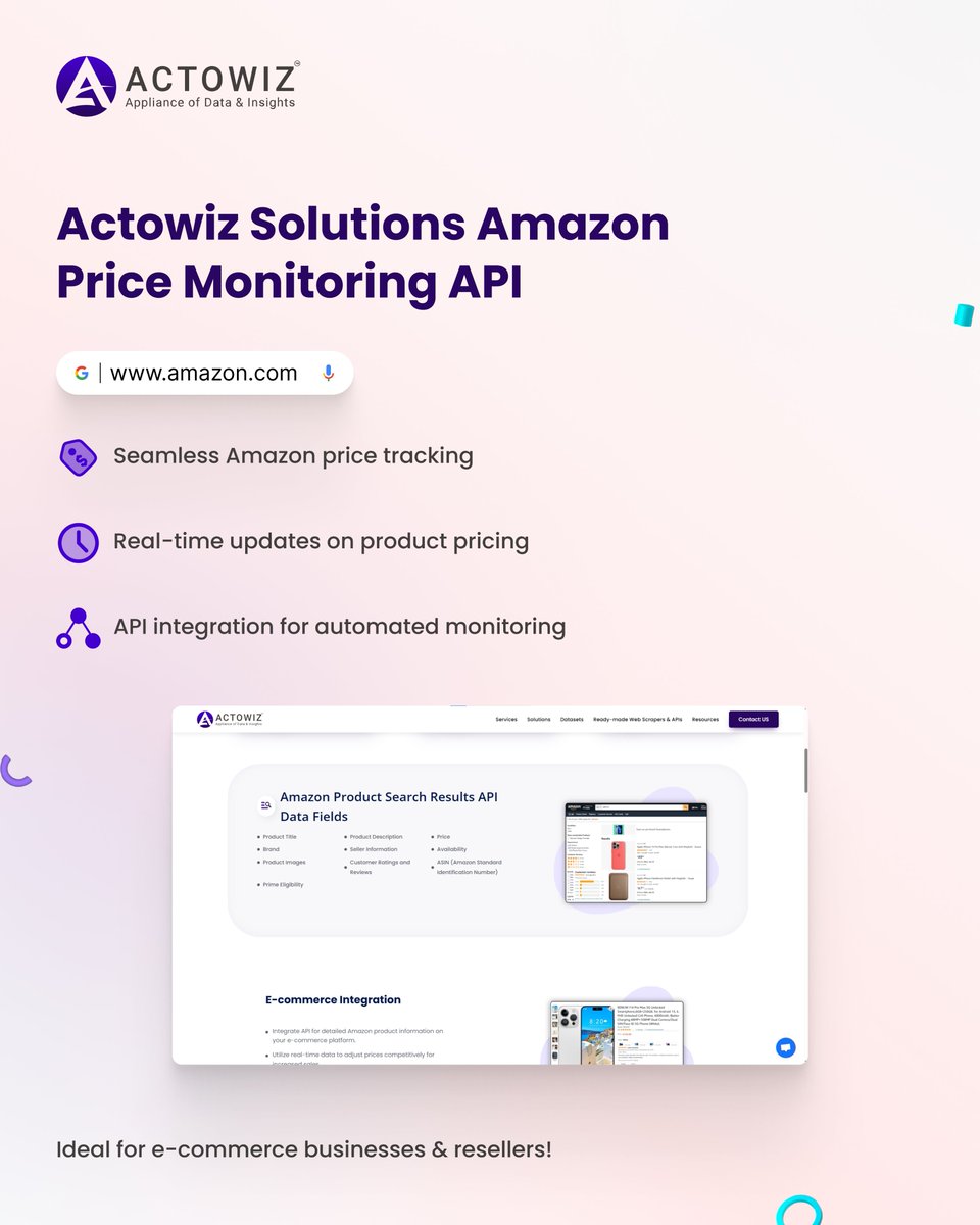 actowizsolution's tweet photo. 💡 Stay ahead with real-time #PriceMonitoring! Track competitor prices, #OptimizeStrategy &amp; boost profits. 📈 Get a free demo today! 

https://t.co/wv79uilDgI

 #PriceMonitoring #Ecommerce #CompetitiveEdge #USA #UK #UAE #ActowizSolutions https://t.co/pddGi9rfYD