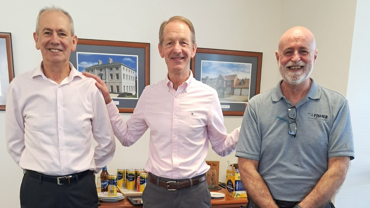 Please join us in extending our warmest congratulations to Mike and Graham for their outstanding service awards at T A Fisher. 👏

Our Maintenance Manager Mike Lee has completed an impressive twenty years with T A Fisher while Graham King celebrates five years as our buyer.

To