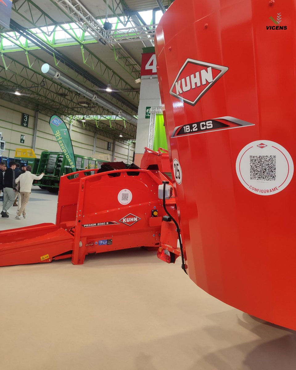 Ayer visitamos a #KuhnIberica en la <a href="/Figan_fz/">FIGAN</a> , donde descubrimos las últimas novedades e innovaciones del sector ✅

Como distribuidores de la marca, les felicitamos por el trabajo hecho y por el Premio Innovación Tecnológica 👏

#FIGAN2025 #Kuhn #Vicens #ramaderia #ganadería