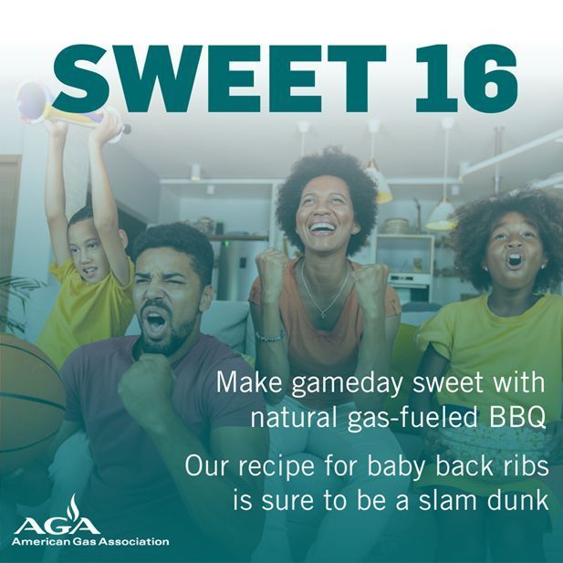 aga_naturalgas's tweet photo. Our recipe for baby back pork ribs puts the ‘sweet’ in #SweetSixteen. This #MarchMadness 🏀, use natural gas to fuel your gameday tailgates and watch parties. Find this slam-dunk recipe and more fueled by #CookingWithGas ⬇️

https://t.co/CZL0lfuv1C https://t.co/3B8Bo32md9