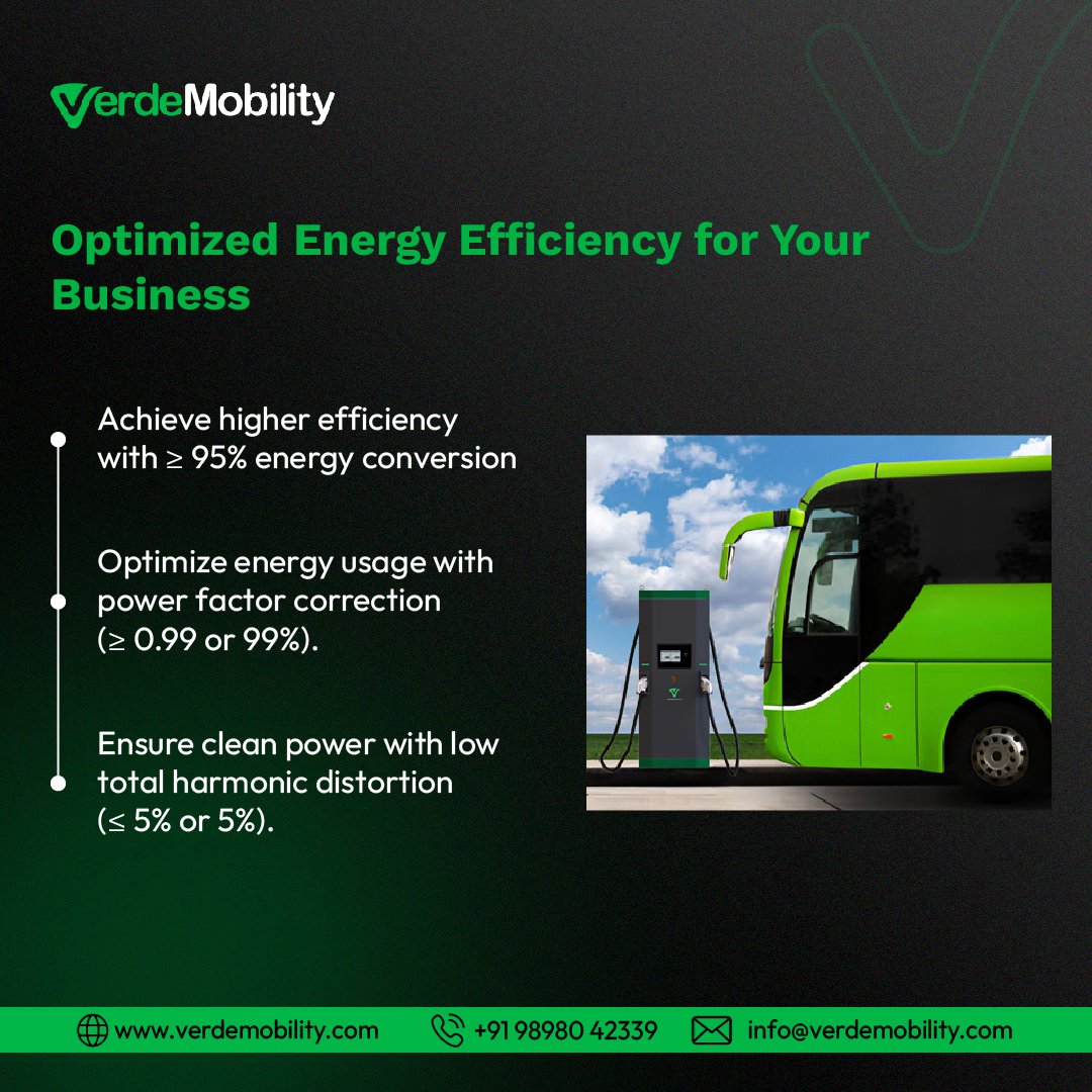 VerdeMobility's tweet photo. Power your fleet with @verdemobility  ARAI-compliant DC chargers, ensuring safety with overvoltage, short-circuit, and overcurrent protection. https://t.co/V4szfF8em5