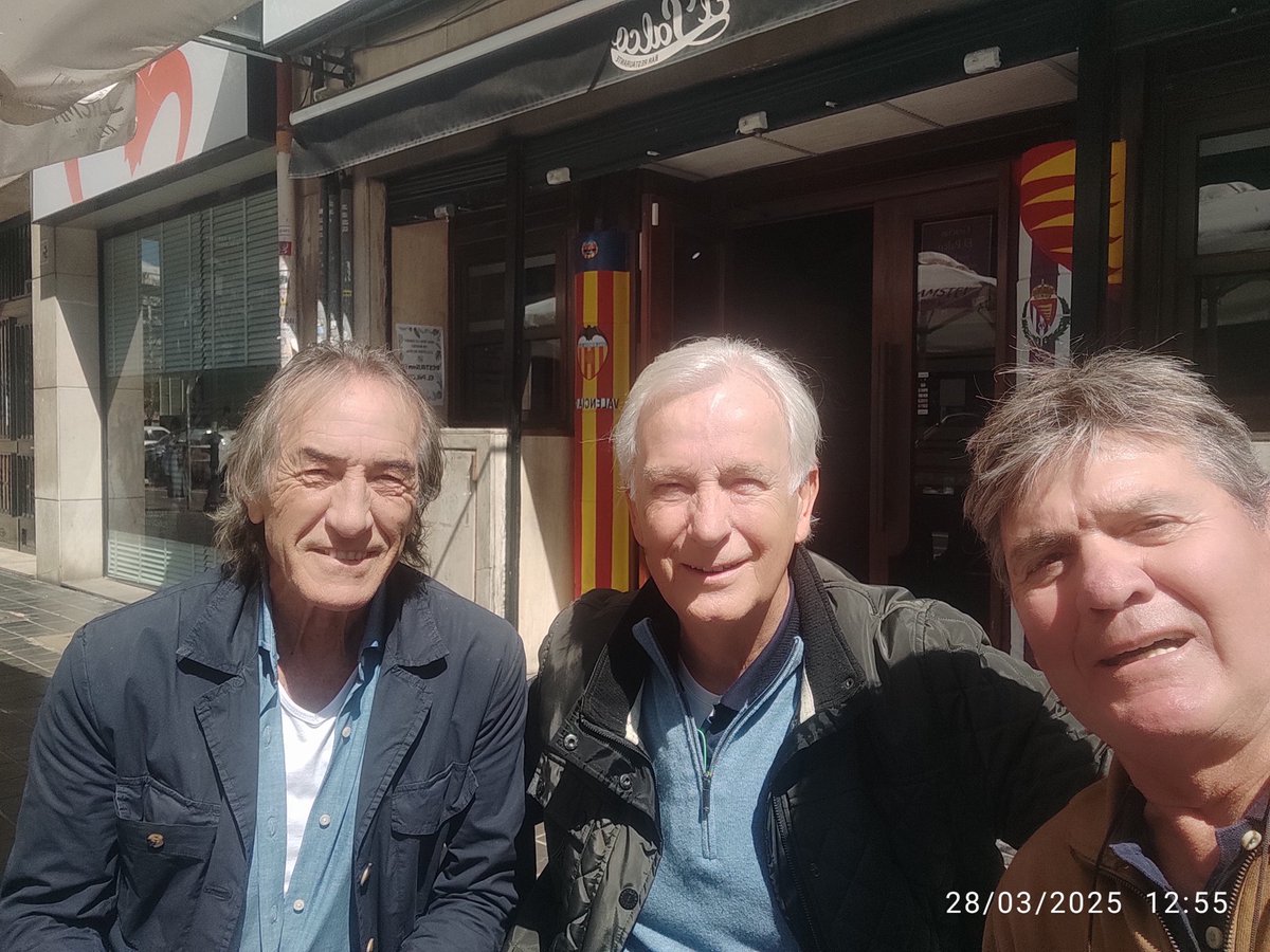Reunión de amigos,Rainer y Ricardo,hoy en valencia
