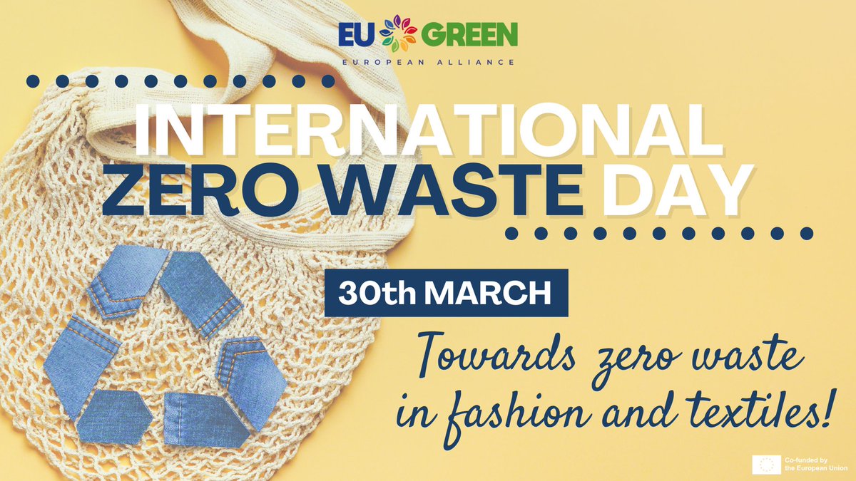 EU GREEN Marks Zero Waste Day with Action on Sustainable Textiles 👕♻️

Across 9 EU GREEN universities, students &amp; staff marked #ZeroWasteDay by raising awareness of textile waste through workshops, upcycling &amp; slow fashion events.

🧵 Sustainability starts with what we wear.