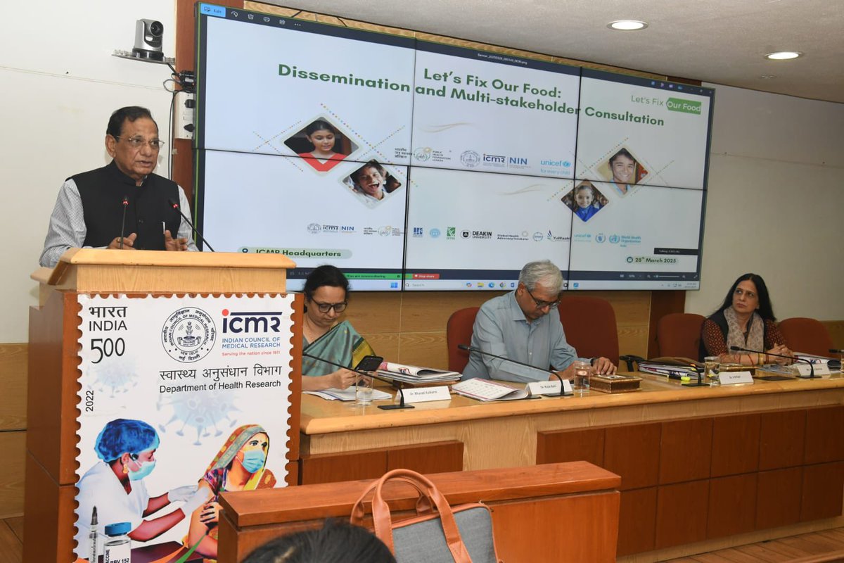 ICMR - National Institute of Nutrition (@icmrnin) on Twitter photo Policy briefs, nutition curricula, label reading kit & other material developed by <a href="/LetsFixOurFood/">Let's Fix Our Food</a> Consortium led by ICMR-NIN, @PHFI & <a href="/UNICEF/">UNICEF</a> for healthy food environments for adolescents released by ProfVK Paul, Member <a href="/NITIAayog/">NITI Aayog</a> & Dr RajivBahl, DG, @ICMRDelhi & <a href="/BKulkarni_nin/">Bharati Kulkarni</a> Policy briefs, nutition curricula, label reading kit & other material developed by <a href="/LetsFixOurFood/">Let's Fix Our Food</a> Consortium led by ICMR-NIN, @PHFI & <a href="/UNICEF/">UNICEF</a> for healthy food environments for adolescents released by ProfVK Paul, Member <a href="/NITIAayog/">NITI Aayog</a> & Dr RajivBahl, DG, @ICMRDelhi & <a href="/BKulkarni_nin/">Bharati Kulkarni</a>