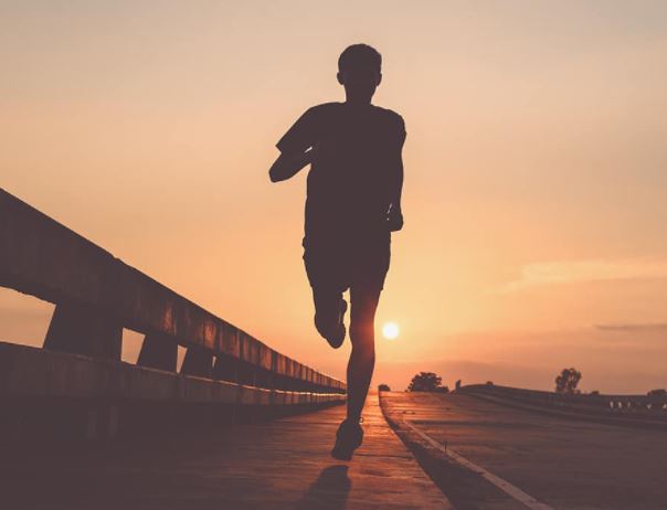 no motivation?  

just go one step at a time

step 1. get up 
step 2. put running shoes on 
step 3. open door 
step 4. run