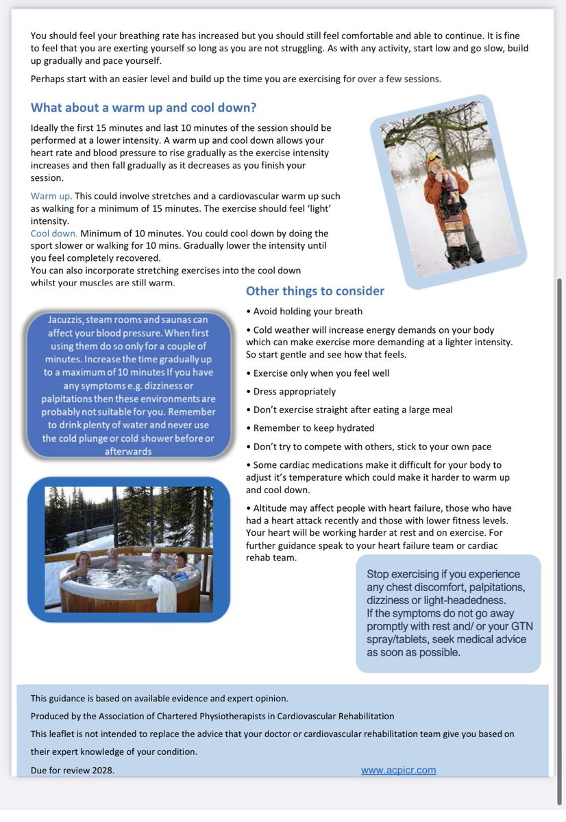 📣 NEW PATIENT LEAFLET 📣

Our newest patient leaflet on ‘Winter Sports’ is now available on our website 
🎿 ⛷️ 🎿 ⛷️ 

acpicr.com

All of our leaflets are freely available to download.