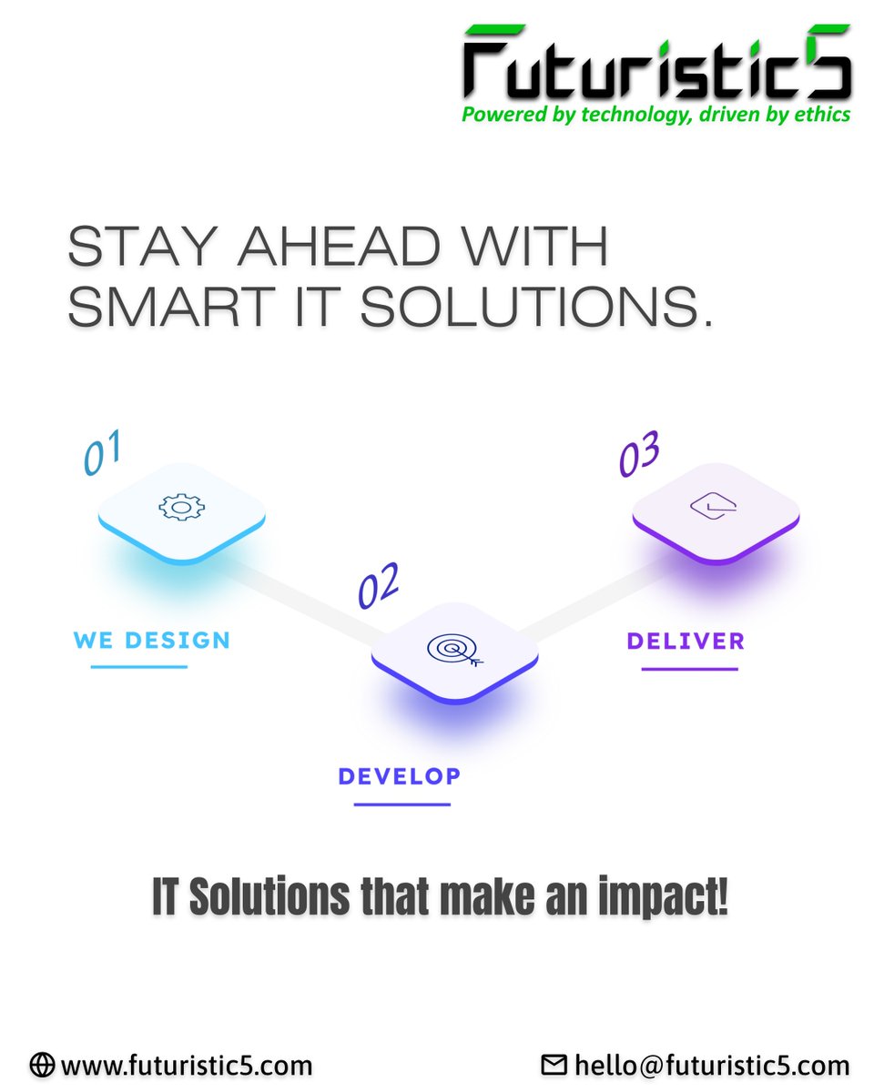 Futuristic5 IT Solutions (@_futuristic5) on Twitter photo Transform your business with expert IT solutions! π From web design to digital growth, we make it happen.
πΉ Contact us: hello@futuristic5.com
πΉ Learn more: futuristic5.com
#Futuristic5 #ITServices #WebDesign #GrowYourBrand #developer Transform your business with expert IT solutions! π From web design to digital growth, we make it happen.
πΉ Contact us: hello@futuristic5.com
πΉ Learn more: futuristic5.com
#Futuristic5 #ITServices #WebDesign #GrowYourBrand #developer