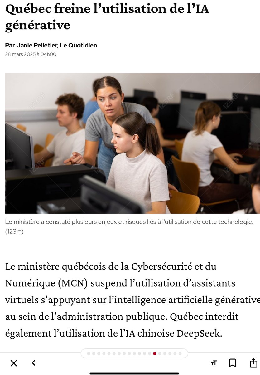 Quelle mauvaise décision. Apprendre à l’utiliser est la chose à faire, surtout à l’école. Expliquer comment elle fonctionne et ses limites.