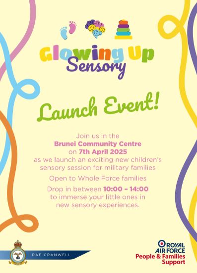 Glowing up Sensory
Launch Event
7th April 2025
Brunei Community Centre