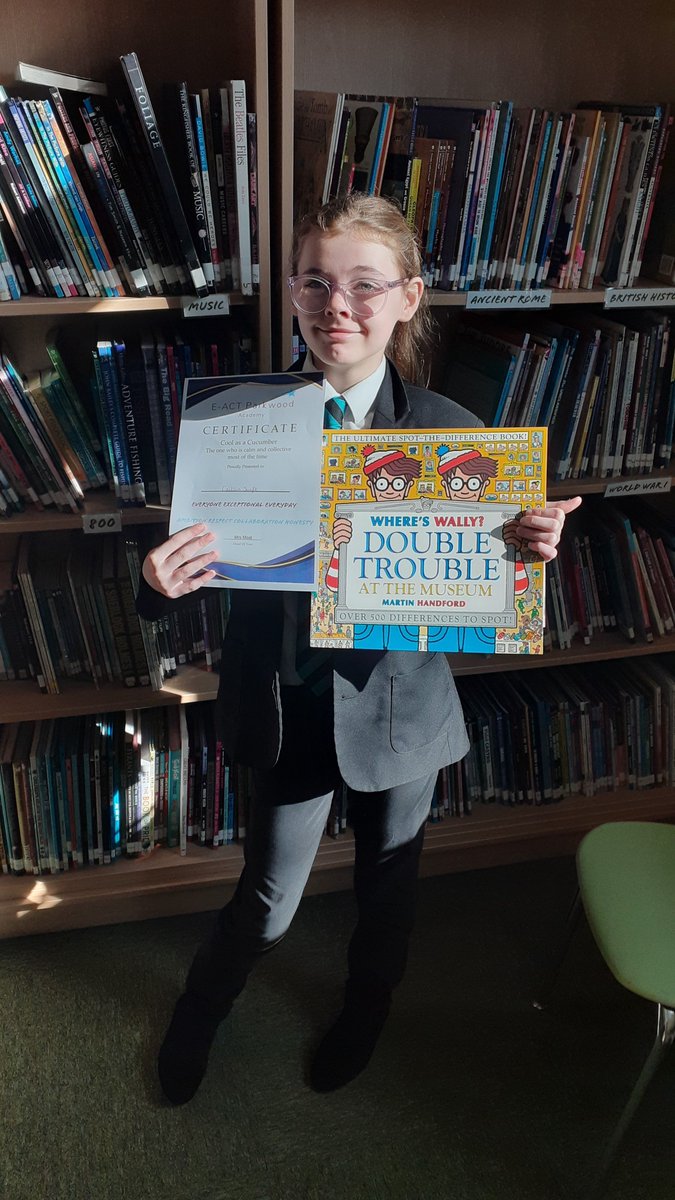 E-ACT Parkwood Academy (@parkwoodacademy) on Twitter photo Congratulations to the winners of our Whereโs Wally Hunt!๐๐
A huge well done to:
๐ Aiza
๐ Safaah
๐ Abi
๐ Caitlin
๐ Nasrin
You all did an amazing job spotting Wally! ๐๐ดโช Thank you to everyone who took partโwe loved your enthusiasm and detective skills! ๐ต๏ธโโ๏ธ๐ Congratulations to the winners of our Whereโs Wally Hunt!๐๐
A huge well done to:
๐ Aiza
๐ Safaah
๐ Abi
๐ Caitlin
๐ Nasrin
You all did an amazing job spotting Wally! ๐๐ดโช Thank you to everyone who took partโwe loved your enthusiasm and detective skills! ๐ต๏ธโโ๏ธ๐