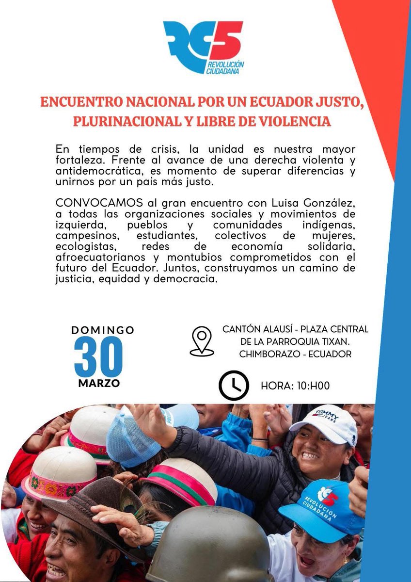 leonida42868140's tweet photo. #DESPERTARSE‼️
Se firma acuerdo entre @RC5Oficial @PKnacional18
@CONAIE_Ecuador
ECUADOR 🇪🇨 POR LA VIDA, ORDEN, TRABAJO Y PAZ.
Este domingo 30 de marzo 2025. Es una gran noticia para garantizar el triunfo de @LuisaGonzalezEc @LeonidasIzaEc https://t.co/f4CougjnwK