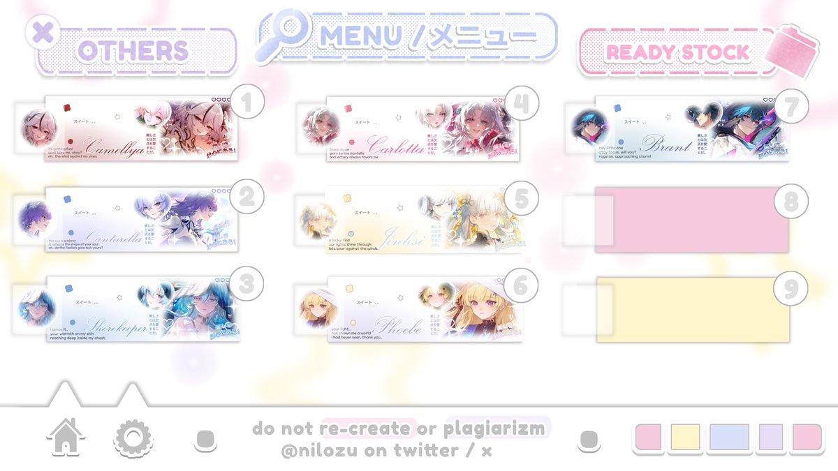 any interaction would be appreciated! 💓⭐️

hi temen temen, kia disini ada RS WuWa impact katalog dreamy yang bisa kalian take jam 20.00 nanti! >____<
prici nya 10k/ea yaaaw! 

yuk jajan!
t. #zonauang #zonajajan