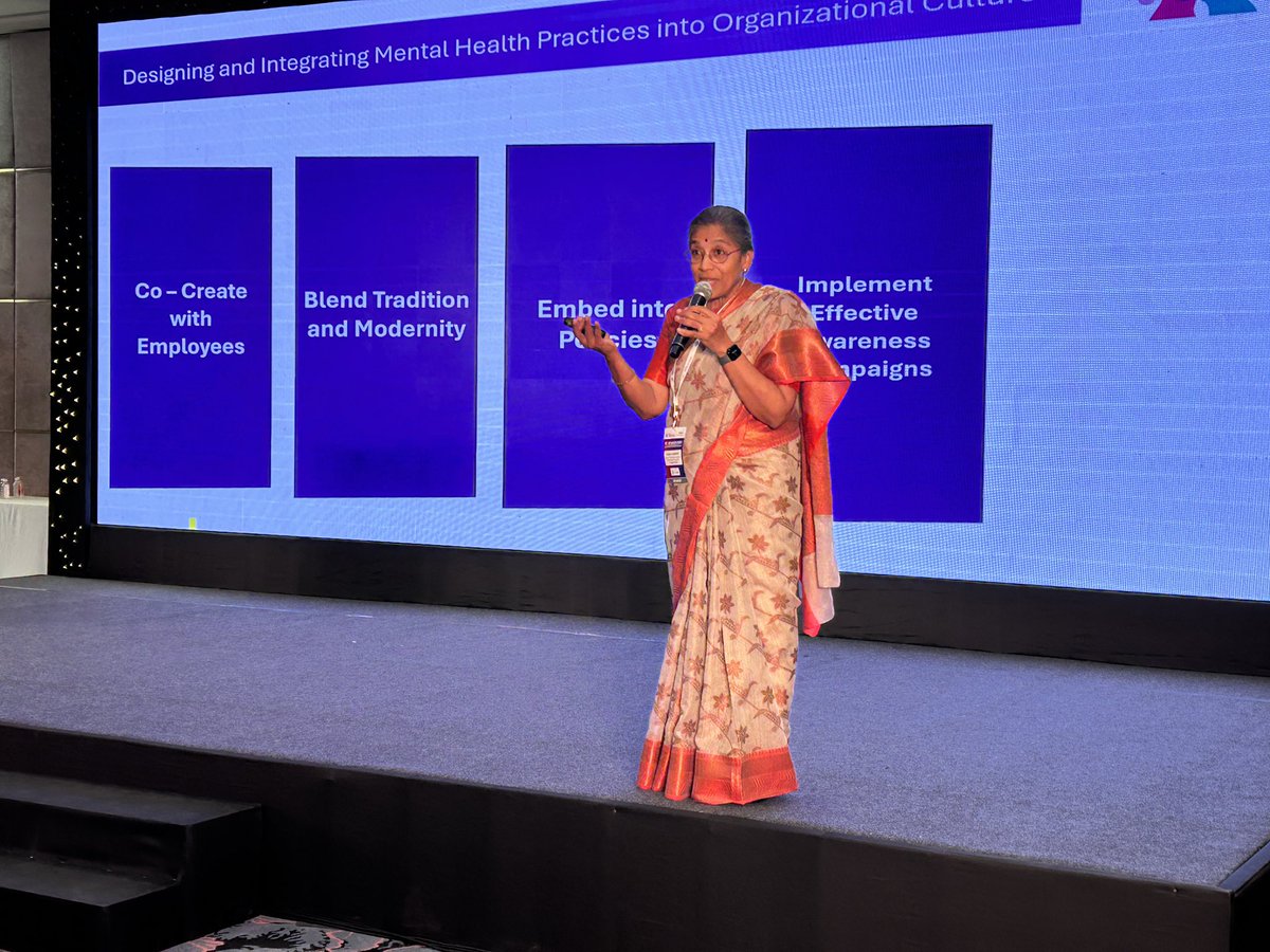 gmhwsummit's tweet photo. #GMHWS2025 Day 2 | Technical Session 3

Topic: Best Practices in Mental Health Across Indian Corporates

Speaker: Usha Chander, Technical Lead, Arogya World

#TechnicalSession #MentalHealth https://t.co/LcCeN33beu