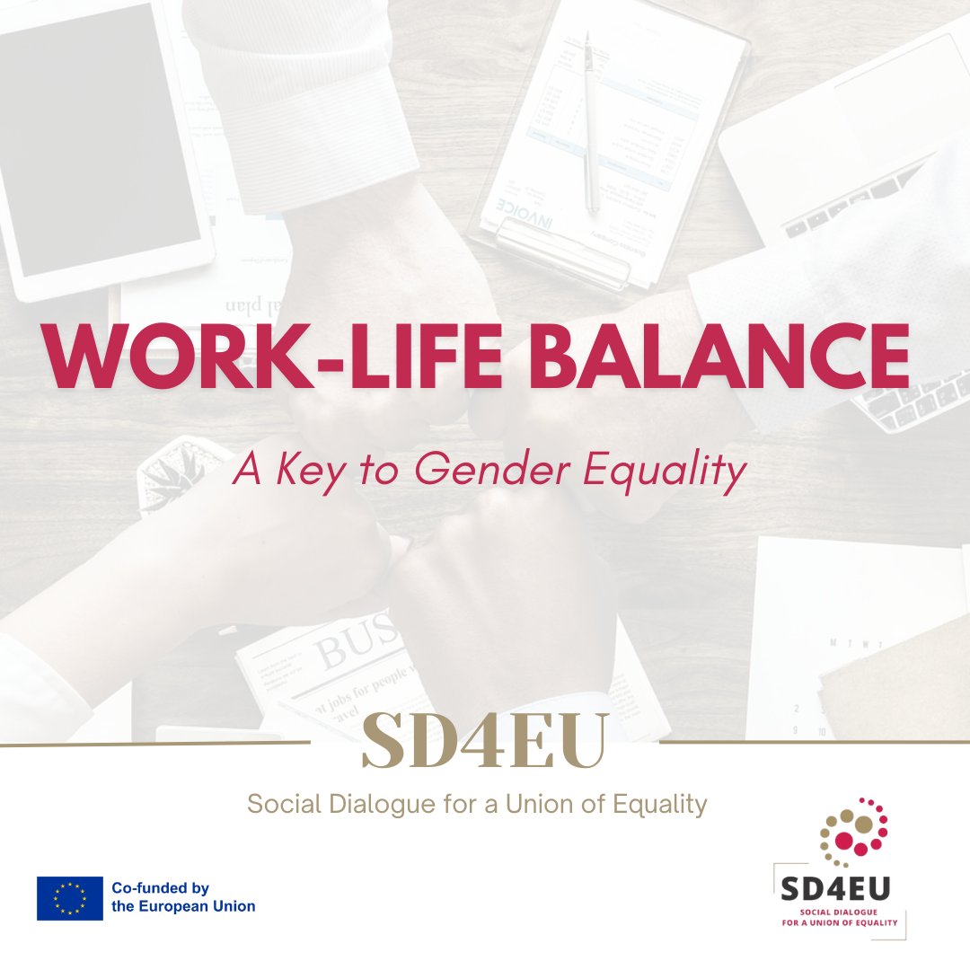 👨‍👩‍👧‍👦 Balancing work and family responsibilities is crucial for gender equality.

Women still carry the majority of caregiving responsibilities, affecting their career opportunities. WP3 is working to promote better policies for work-life balance through social dialogue.