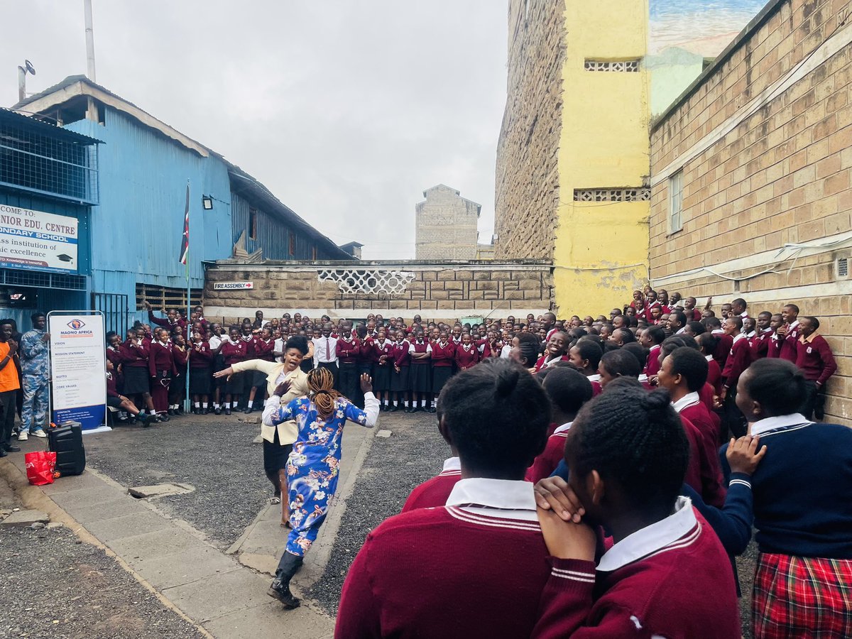 Igniting minds and inspiring change at Starlight Secondary School in Dandora!Our March 2025 community outreach focused on raising awareness about exploitative child domestic work ,highlighting the importance of community involvement and social responsibility. 
#mynameisNIA