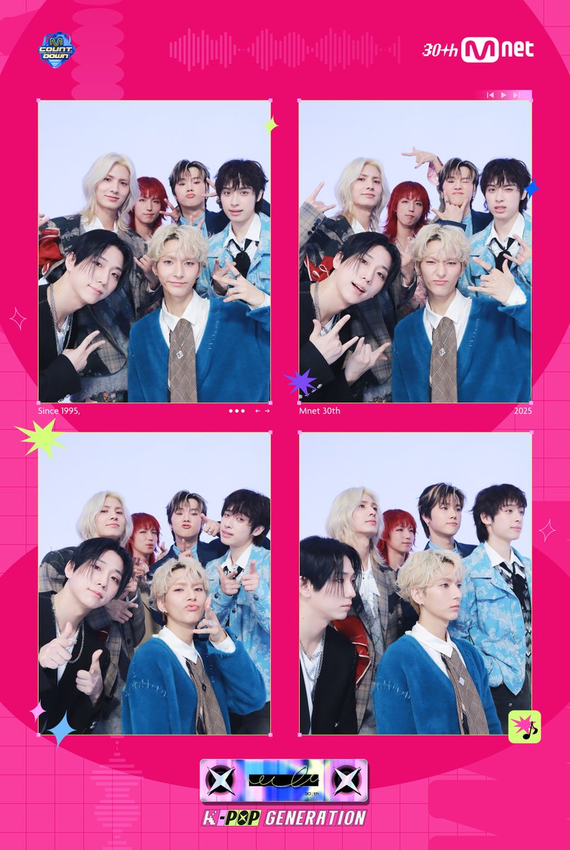 :¨·.·¨:
`·..➭ Mnet 30주년 기념✨
📸  #XdinaryHeroes 의 #엠카네컷 도착🫶

#엠카운트다운 #MCOUNTDOWN