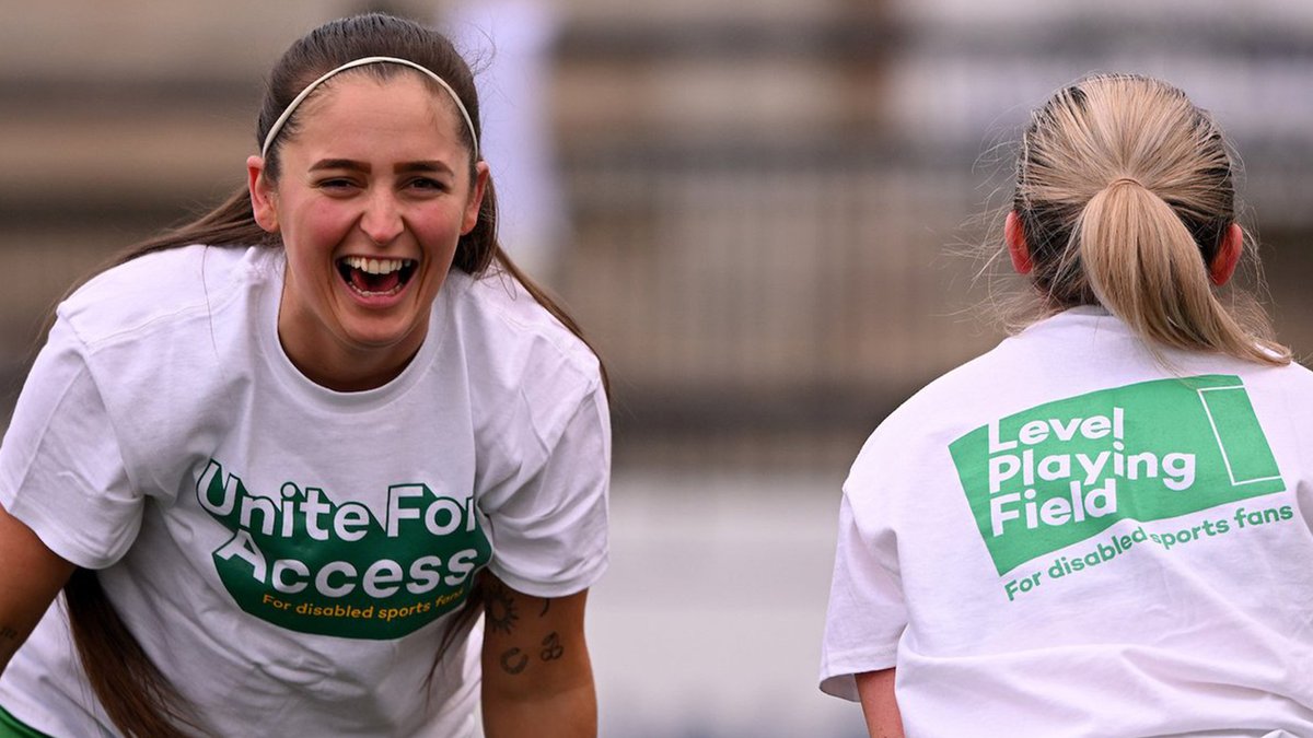 Level Playing Field (@lpftweets) on Twitter photo 🙌 Access and inclusion for disabled fans was given prominence in women’s football during #UniteForAccess!
Celebrations took place across <a href="/BarclaysWSL/">Barclays Women's Super League</a>, <a href="/BarclaysWC/">Wc</a>, <a href="/FAWNL/">FA Women's National League</a>, the #ButeEnergyWelshCup & #SubwayWLC!
Read➡️levelplayingfield.org.uk/news-item/incr… 🙌 Access and inclusion for disabled fans was given prominence in women’s football during #UniteForAccess!
Celebrations took place across <a href="/BarclaysWSL/">Barclays Women's Super League</a>, <a href="/BarclaysWC/">Wc</a>, <a href="/FAWNL/">FA Women's National League</a>, the #ButeEnergyWelshCup & #SubwayWLC!
Read➡️levelplayingfield.org.uk/news-item/incr…