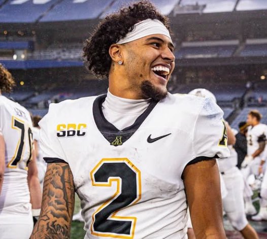 FPFO_Podcast's tweet photo. Carolina Panthers scouts were all over @kaedinrobinson at @AppState_FB pro day 👀 Could he be this years Jalen Coker? 🤔 #KeepPounding https://t.co/9T3VxJjDpg